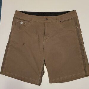 Kuhl Shorts Mens Size 38 Free Radikl Fossil Chino Stretch Performance